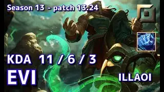【JPサーバー/M1】FA Evi イラオイ(Illaoi) VS カサンテ(K'sante) TOP - Patch13.24 JP Ranked【LoL】