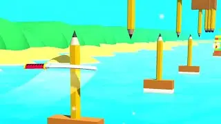 Flying Cut Gameplay! Very Satisfying and Relaxing ASMR Slicing Video