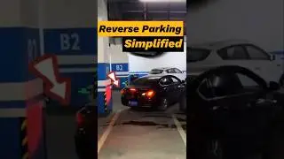 Reverse Parking Skills for Narrow Roads #cardrivingtips #automobile #shorts