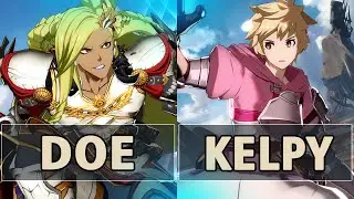 GBVSR:🔥Doe (Beelzebub) Vs Kelpy (EX Gran)🔥| High Level Gameplay.