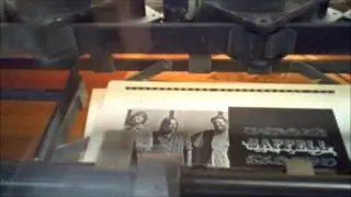 Printing Saffell's EP sleeve .wmv
