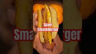 SPAM&reg; Smashburger w/ ​⁠@trybachans #SpamBrandPartner ​⁠@SPAMbrand #smashburgers #spam #tftibbq