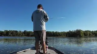 Beautiful Indian summer day Bass fishing