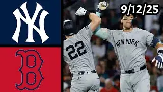 New York Yankees at Boston Red Sox Game Highlights | (9/12/25)