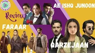Ishq-e Junoon | Qarz E Jaan | Faraar | Video Review | Yumna Zaidi |Hamza Ali Abbasi| Usama Khan