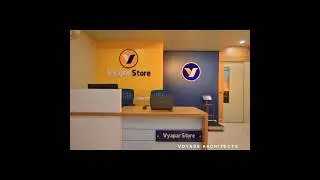 Vibrant Showroom Interior | Stunning Weighing Scale Display Setup #voyagearchitects #home