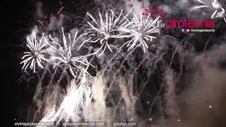 Piromusical Gran Fira de València 2017 (Feria de Julio). Pirotecnia Ricardo Caballer RICASA