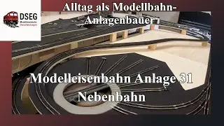 Modelleisenbahnanlage 31 Spur TT Teil 6 Nebenbahn 2,20m x 1,30 m
