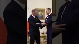 Prezydent Andrzej Duda i Prezydent elekt Karol Nawrocki