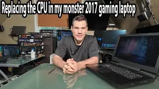 Lets replace the DESKTOP i7 8700K CPU in my gaming laptop - Clevo P870 TM1 CPU replacement guide