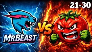  compilation Mr.Beast vs Mr.Tomato day 21-30