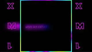 I've wasted my nights / english song XML video editing../