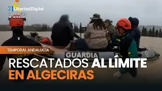 BORRASCA LEONARDO | As&iacute; ha sido el rescate de seis personas en Algeciras