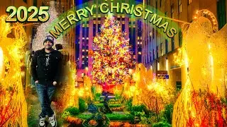 [4K] 🇺🇸 NYC Christmas Lights 🎄💂🏼 &mdash; Rockefeller Center Christmas Tree (Dec. 2025)annamalai views