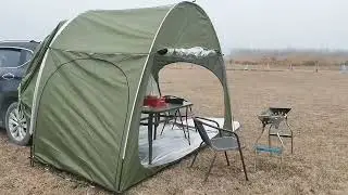 SUV Car Rear Tent Bicycle Storage Tent Outdoor Camping Hiking Multipurpose Large Waterproof