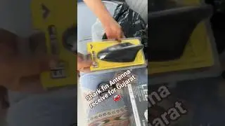 Shark fin Anteena receive for Gujarat🚘 #carantenna #sharkfin #trending #youtubeshorts