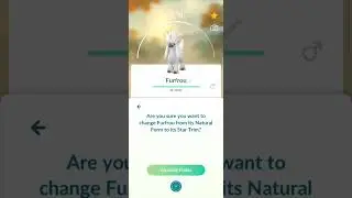 Star Trim Furfrou in Pokemon Go!#shorts #pokemongo