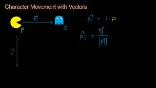 Math for Game Developers - Character Movement 5 (Unit-Length Vectors)