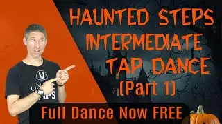 Haunted Steps Intermediate Halloween Tap Dance - First Half