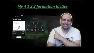 My 4 1 3 2 tactics broke the 5 back formation