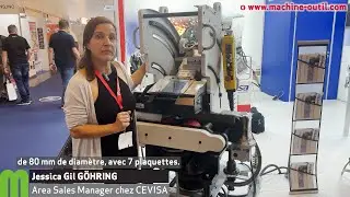 Chanfreineuse pour des fortes &eacute;paisseurs de t&ocirc;les jusqu'&agrave; 100 mm avec angles de 15 &agrave; 70&deg; Cevisa