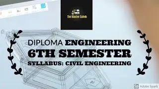 6th Semester Civil Engineering Syllabus| Bihar Diploma Engineering| SBTE