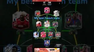 My best French team #madfut #footballcards #football #mbappe