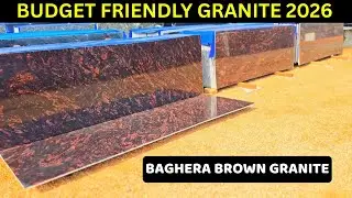 Budget Friendly Granite Flooring Designs - Baghera Brown Granite For Flooring, Kitchen Countertops