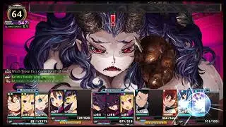 Labyrinth of Refrain: Coven of Dusk - Overlord Furfur boss battle (Gentle World Difficulty)