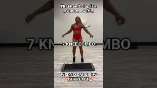 7 Knee Combo by Step Ari Strong #beginnerfriendly #step #motivation