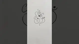 Ganpati Drawing | Ganesh drawing easy step by step | hindu god drawing