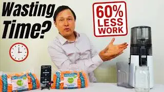 STOP Wasting Time Juicing! New Hurom Juicer Cuts Work by 60%!