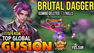 GUSION BEST BUILD 2022 | TOP GLOBAL GUSION GAMEPLAY | MOBILE LEGENDS✓