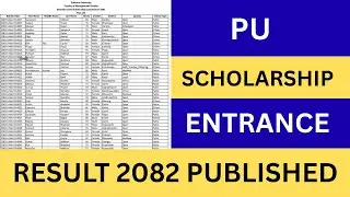Pokhara University Engineering Scholarship Entrance Result 2082 Published | PU BE Entrance Result 