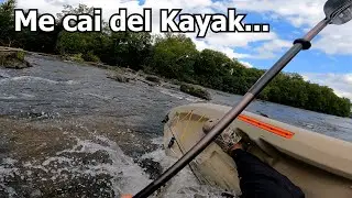 Me Caí del Kayak, en un día de Pesca y Aventura, en un rio de Virginia.