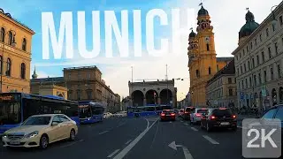 2K Munich City Tour - Beautiful Nature & Relaxing Piano Sound | Full HD