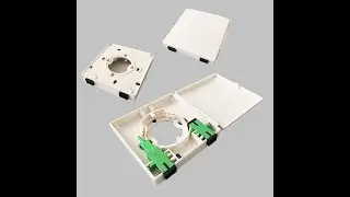 FIBERVISION FZ-02F, 2-Core FTTH Fiber Outlet Box.