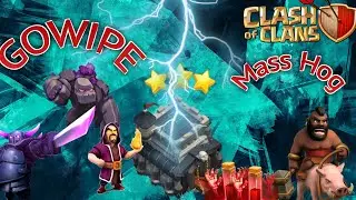 th9 mass hog sceleton gowipe strong war attacks strategy 2020