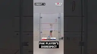 Pakistan player's obscene finger gesture  to Hong Kong athlete after squash match |Sports Today