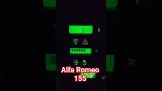 Автомобиль 1994 года выпуска, всё работает и светится. #alfaromeo #alfa155 #busso