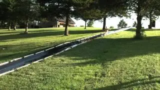 Homemade water slide
