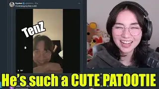 Kyedae shows her cute TenZ's GIF reply to Sentinels' tweet
