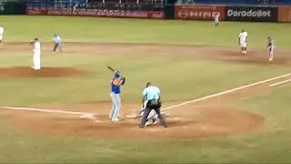 Jhonatan Loisiga, permite hit. Jonrón y tres carreras en liga profesional nicaragüense ante Rivas 