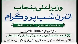 How to Apply for CM Punjab Internship 2022 for Media Graduates l CM Internship Application Form