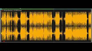 Drivers License in ossia score using AO Spectral Centroid #1