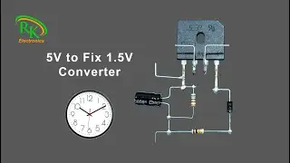 DIY 5V to Fix 1.5V Step Down Converter | DIY Electronics Projects