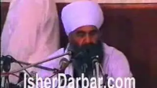 Sant Baba Mann Singh Ji  - Park Avenue  Gurdwara Southall - 11.08.1996 ISHERDARBAR.COM  pt2