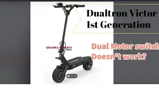 Dualtron Victor 1st generation dual motor switch not working! Part 1