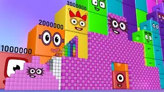 EPIC Numberblocks BEST Puzzle Step Squad 80 800,000 to 8,000,000 MILLION BIGGEST Numberblocks