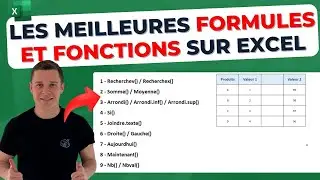 Comment ces 10 formules et fonctions Excel vont BOOSTER votre productivité ? 😱